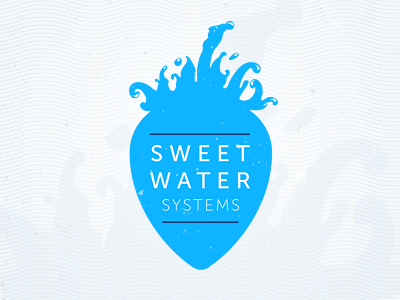 Sweet Water Systems logo v.1 blue logo sweet water water
