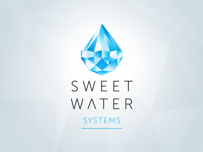 Sweet Water Systems logo v.2 logo water sweet water blue diamond