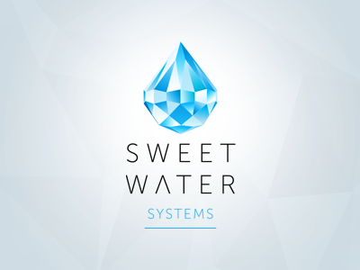 Sweet Water Systems logo v.2 blue diamond logo sweet water water