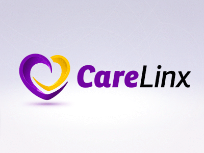 CareLinx logo redesign animation (gif) animation branding carelinx logo orange pink redesign