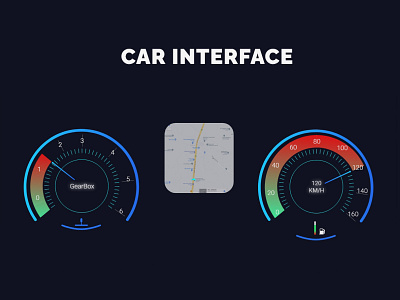 Car Interface UI Design