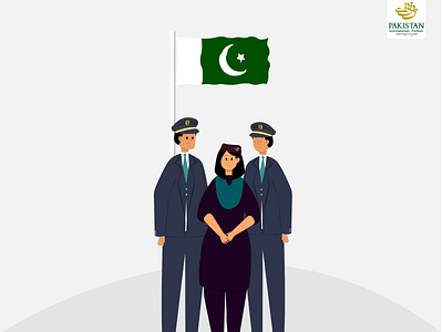 PIA Crew airline captain character design crew illustration illustration art illustration design pakistan pilots stewrdess