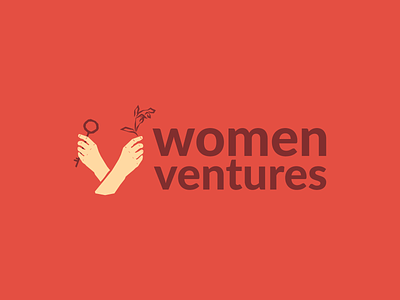 Logo design - Women Ventures branding business hands identity design independant key logo logo design women women empowerment