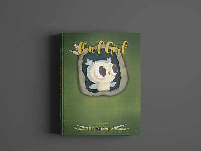 Book Cover design book children illustration minimal owl