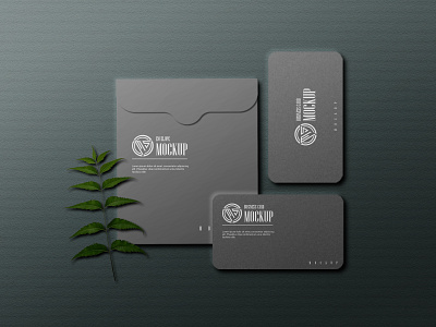 Business card with envelope mockup branding business card envelope mockup