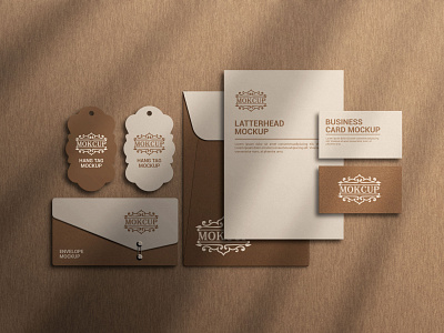 Stationery Mockup/Brand Presentation branding business card latterhead logo minimalist mockup product special stationery