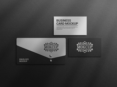 Envelope and business cards brand presentation