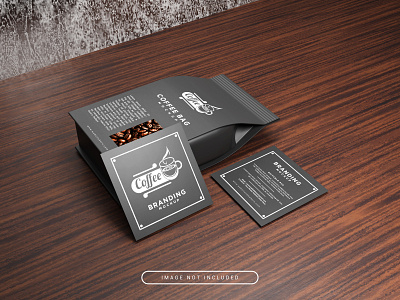 Coffee Branding Mockup 3D rendering