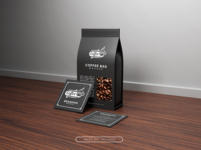 Coffee Branding Mockup 3D rendering