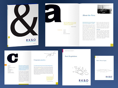 RKO brochures branding brochures collateral graphic design print design