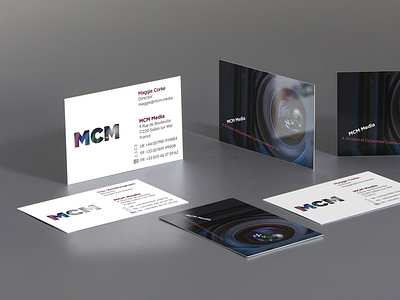 MCM Media (UK) Business Cards business card design graphic design print design