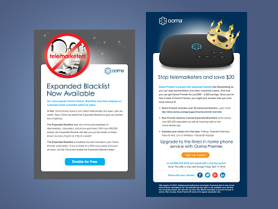 Ooma Customer Outreach Emails email design email marketing