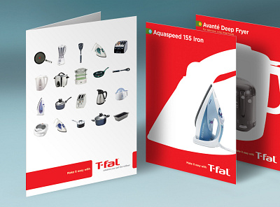 T-Fal USA Brochures brochures collateral graphic design print design