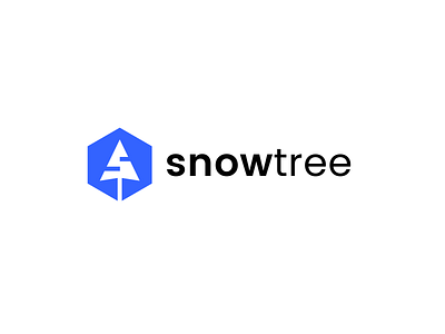 snowtree arrow branding coding development initial logo mouse s letter snow software software development tree