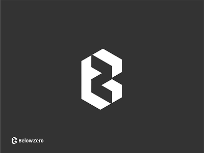 below zero b letter bath challenge guide ice initials logo negative space temperature trainer training z letter zero