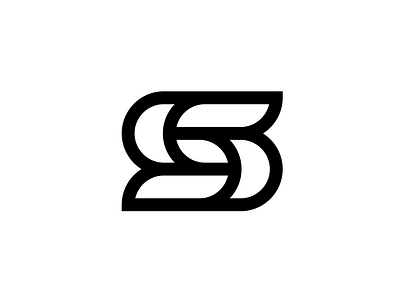 S abstract concept letter s lettermark line logo mark s letter simple unused