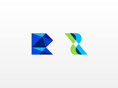 R clean cleaning concept layers lettermark polygons product r r letter r letter logo simple surface transparency