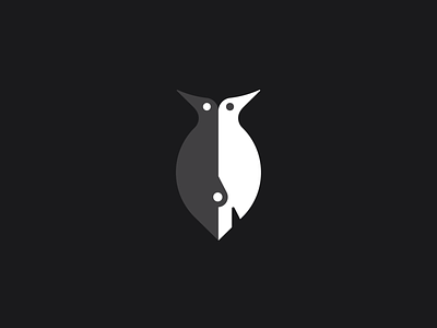 Penguin - fish animal double meaning logo fish logo concept penguin penguin and fish sea unused logo concept