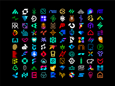 100 logos collection