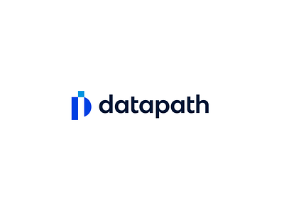 Datapath d p data emergency management path saas saas logo software tech technology platform technology software logo unused logo concept