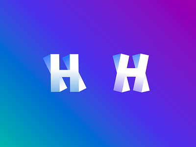 H a b c d e f g h abstract branding concept gradient h hletter i j k l m n o p letter lettermark logo mark modern mark q r s t u v w x y z roxana niculescu simple tech technology unused