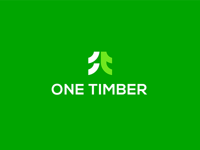 One Timber 1 branding construction double meaning logo eco logo logo one real estate t t letter t logo timber tree