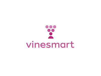 winesmart concept double meaning grape grape logo person simple smart wine wine retailer logo