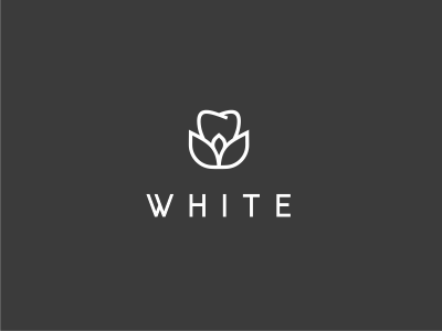 White Dental Spa logo design