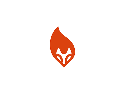 Fox - logo design concept animal fire fox fox face fox logo fox tail logo simple fox tale