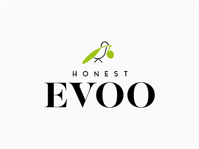 Honest Evoo logo design bird evoo extra virgin honest leaf logo oil olive olive logo olive oil
