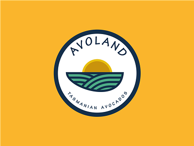 Avoland logo design agriculture avocado avocado logo farm land logo tasmania
