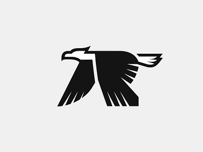 eagle+r bird double meaning eagle eagle logo geometric logo r letter r logo simple