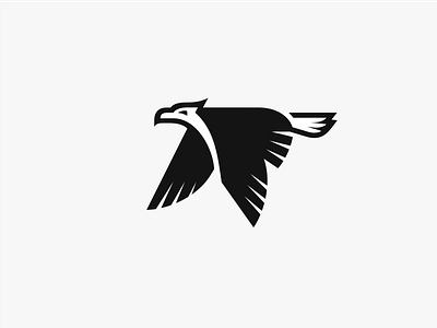 Eagle + R bird double meaning eagle eagle logo geometric logo r letter r logo simple