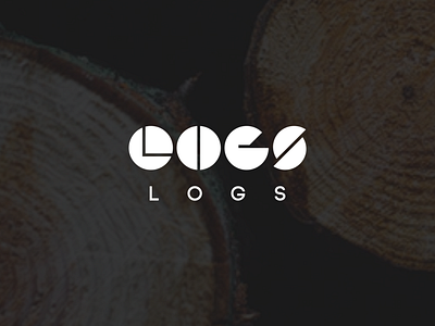 Logs furniture busteni company design furniture hand crafted log logo logs romania unique wood wordmark