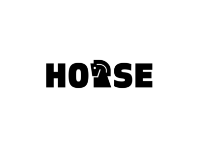 Horse branding concept for fun horse logo mark word wordmark