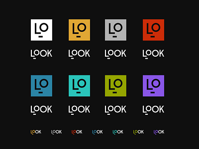 Look brand branding face glasses logo look simple sun sunglasses unused word wordmark