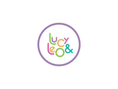 Lucy & Leo branding circle colors design identity kids logo lucyleo oven symbol toy visual