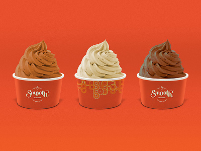 Smooth brand branding branding agency design ice cream logo logotype packaging smooth visual identity