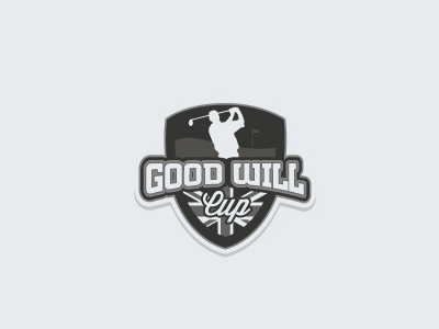Good Will Cup badge brand branding cup design golf good identity logo oven shape symbol will