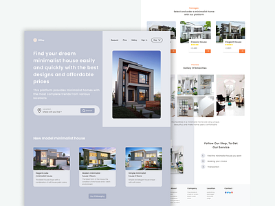 Minimalist House - Web App