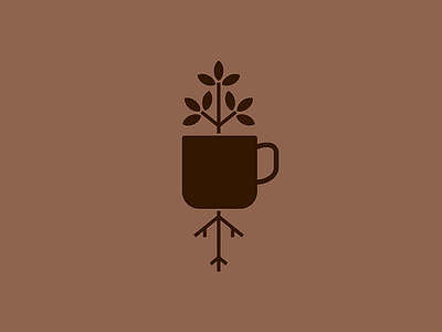 420 & Turnrow Logo coffee community farming plant roots