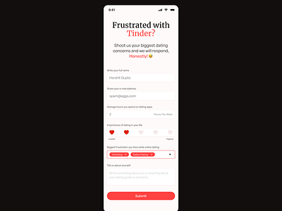 Daily UI Challenge: Day 1- Signup screen