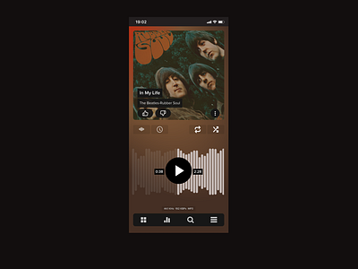 Daily UI Challenge: Day 9- Music Player
