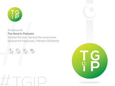 TGIP Logo design and branding branding design graphic design logo minimal social media tgip ui ux vector