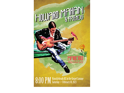 Howard Mahan Album Release Poster 1940s adobe illustrator adobe photoshop design graphic design howard mahan music music promotion musician poster poster design promotional design vintage