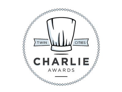 Charlie's again.. awards chef hat food awards logo twin cities