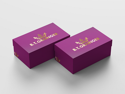 B. T. Grainger Brand Packaging 3d branding graphic design