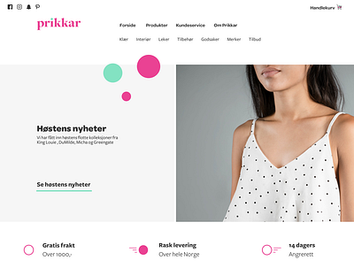 E-commerce site clean design clean ui colorful colors dots e commerce ecommerce scandinavian webflow website