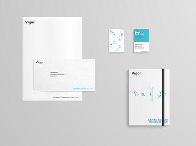 Vigor corporate identity corporate branding corporate business card corporate design corporate identity graphic design minimalist logo minimalistic nordic norway visual identity