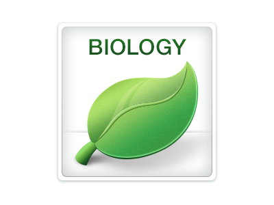 Biology biology green icon leaf